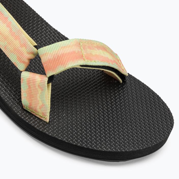 Sandale de trekking pentru femei Teva Original Universal Tie-Dye galben sorbet 7