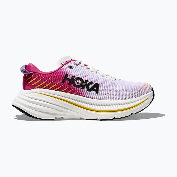 Pantofi de alergare pentru femei HOKA Bondi X blanc de blanc/pink yarrow roz 11