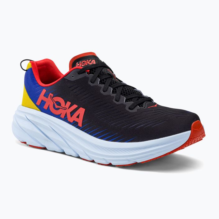 Pantofi de alergare pentru bărbați HOKA Rincon 3 negru-albastru 1119395-BDGB