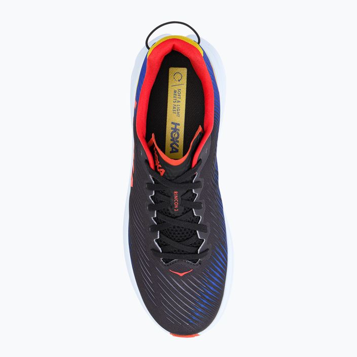 Pantofi de alergare pentru bărbați HOKA Rincon 3 negru-albastru 1119395-BDGB 5