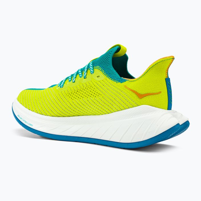 Pantofi de alergare pentru bărbați HOKA Carbon X 3 albastru/galben 1123192-CEPR 10