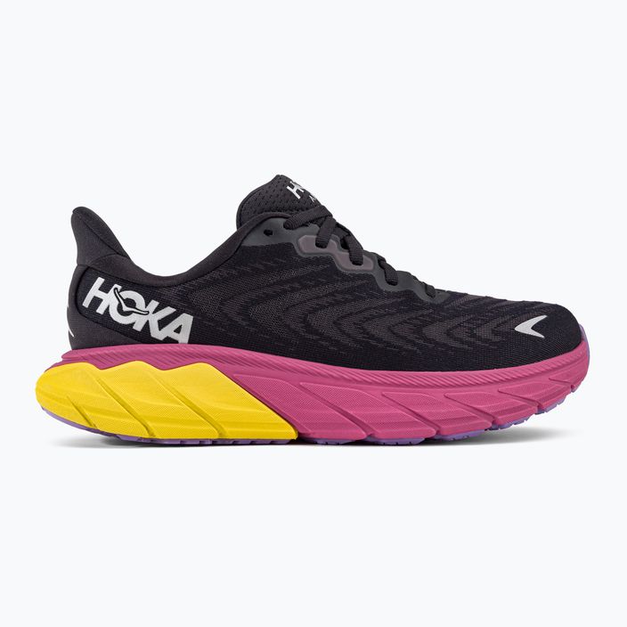Pantofi de alergare pentru femei HOKA Arahi 6 negru-roz 1123195-BPYR 2