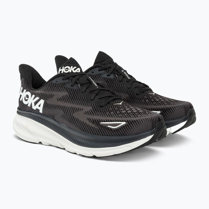 Pantofi de alergare pentru bărbați HOKA Clifton 9 negru 1127895-BWHT 3