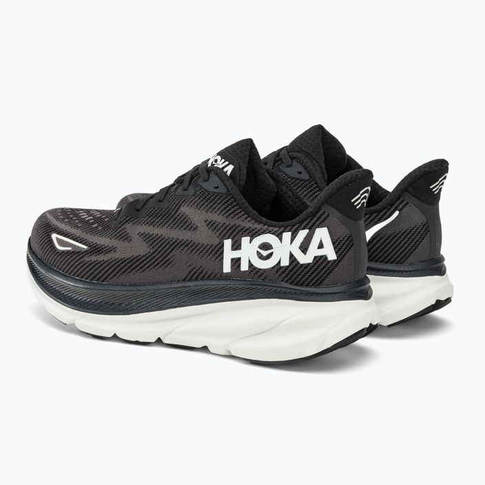 Pantofi de alergare pentru bărbați HOKA Clifton 9 negru 1127895-BWHT 4