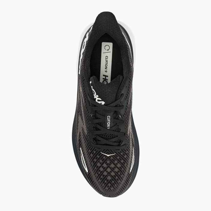 Pantofi de alergare pentru bărbați HOKA Clifton 9 negru 1127895-BWHT 5