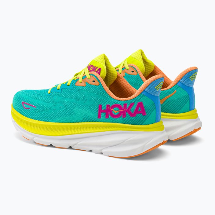 Pantofi de alergare pentru bărbați HOKA Clifton 9 verde 1127895-CEPR 5