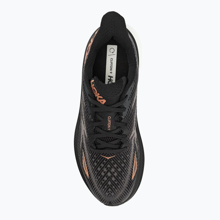 Pantofi de alergare pentru femei HOKA Clifton 9 negru 1127896-BCPPR 5