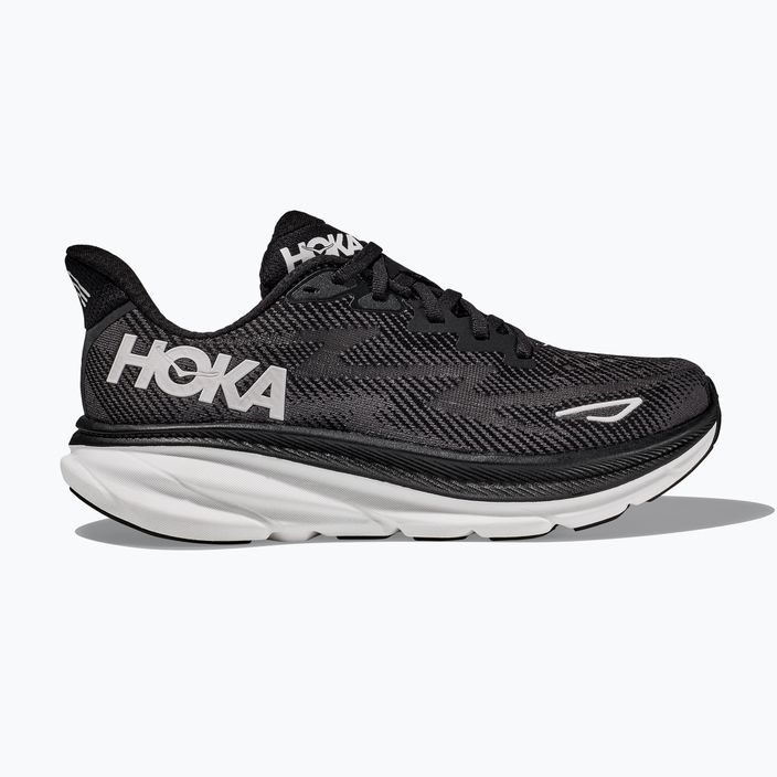 Încălțăminte de alergat pentru femei HOKA Clifton 9 black/white 2