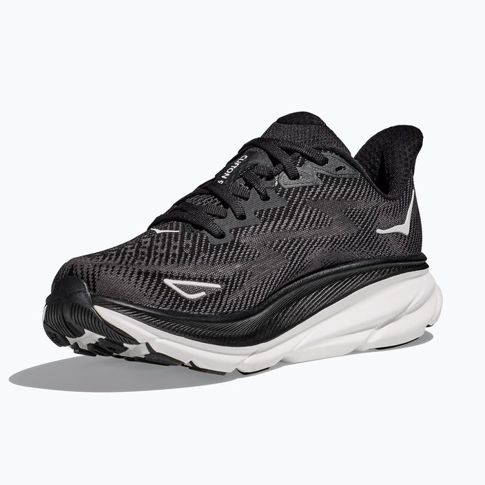 Încălțăminte de alergat pentru femei HOKA Clifton 9 black/white 4