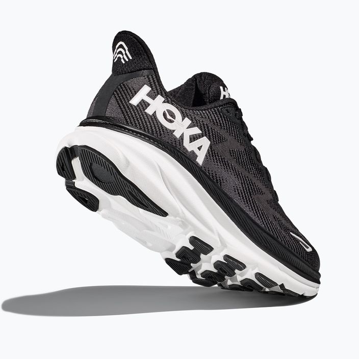 Încălțăminte de alergat pentru femei HOKA Clifton 9 black/white 5