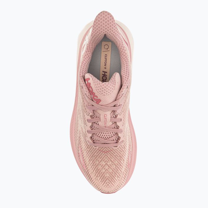 Pantofi de alergare pentru femei HOKA Clifton 9 roz 1127896-PMPW 6