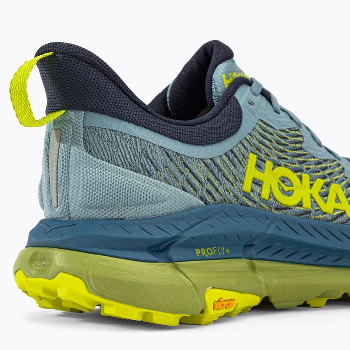 HOKA bărbați HOKA pantofi de alergare Mafate Speed 4 albastru/galben 1129930-SBDCT 9