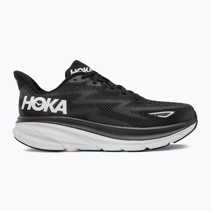 Încălțăminte de alergat pentru bărbați HOKA Clifton 9 Wide black/white 2