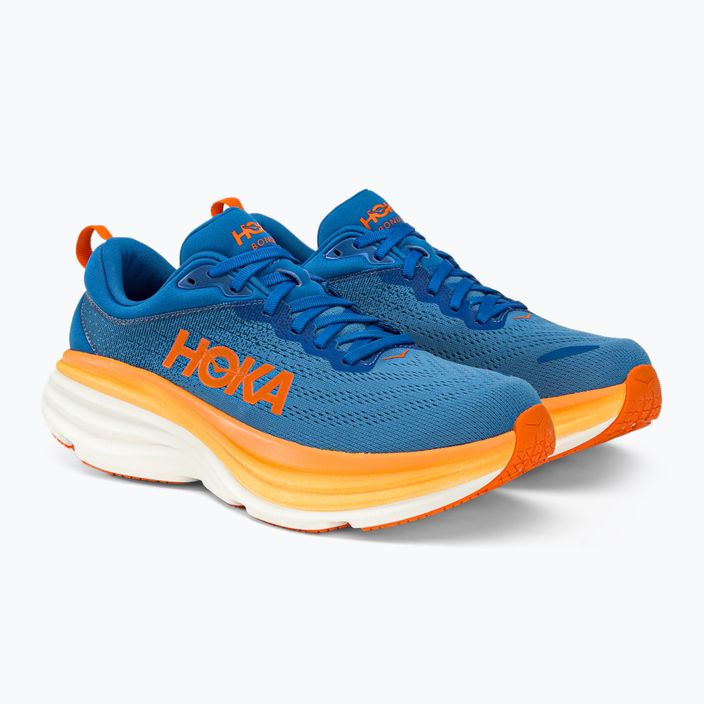 Pantofi de alergare pentru bărbați HOKA Bondi 8 albastru 1123202-CSVO 4