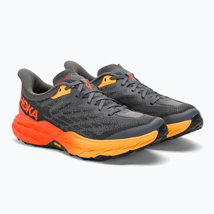 Pantofi de alergare pentru bărbați HOKA Speedgoat 5 castlerock/flame 4