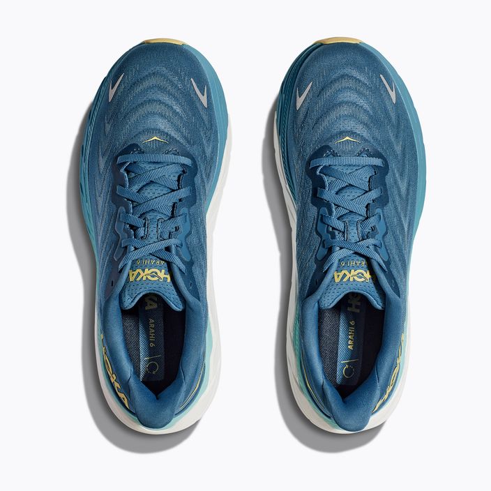 Pantofi de alergare pentru bărbați HOKA Arahi 6 bluesteel/sunlit ocean 15