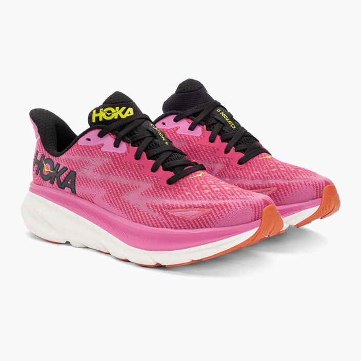 Pantofi de alergare pentru femei HOKA Clifton 9 zmeură/căpșuni 4