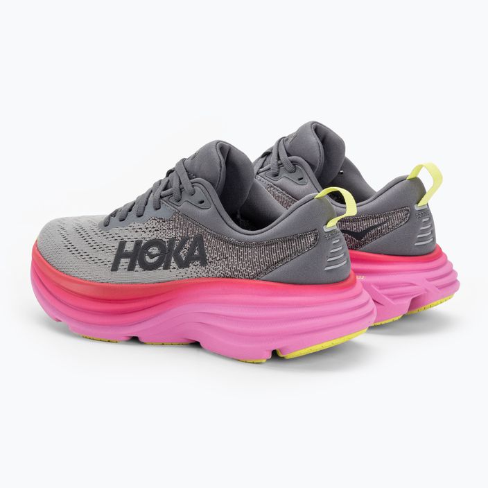 Pantofi de alergare pentru femei HOKA Bondi 8 castlerock/strawberry 3