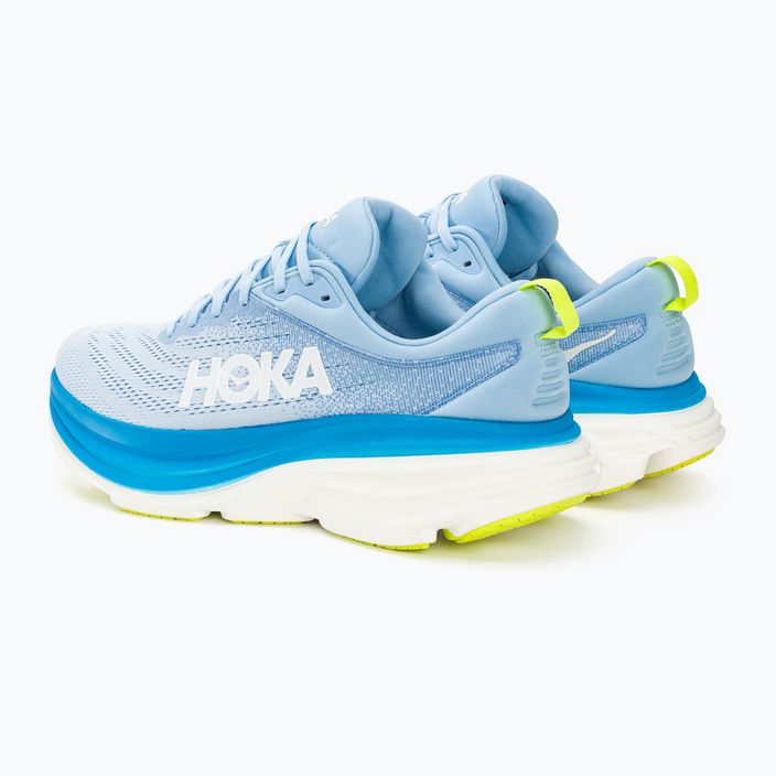 Încălțăminte de alergare pentru bărbați HOKA Bondi 8 Wide airy blue/diva blue 3
