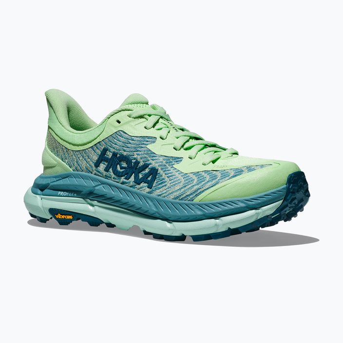 Pantofi de alergare pentru femei HOKA Mafate Speed 4 lime glow/ocean mist 11
