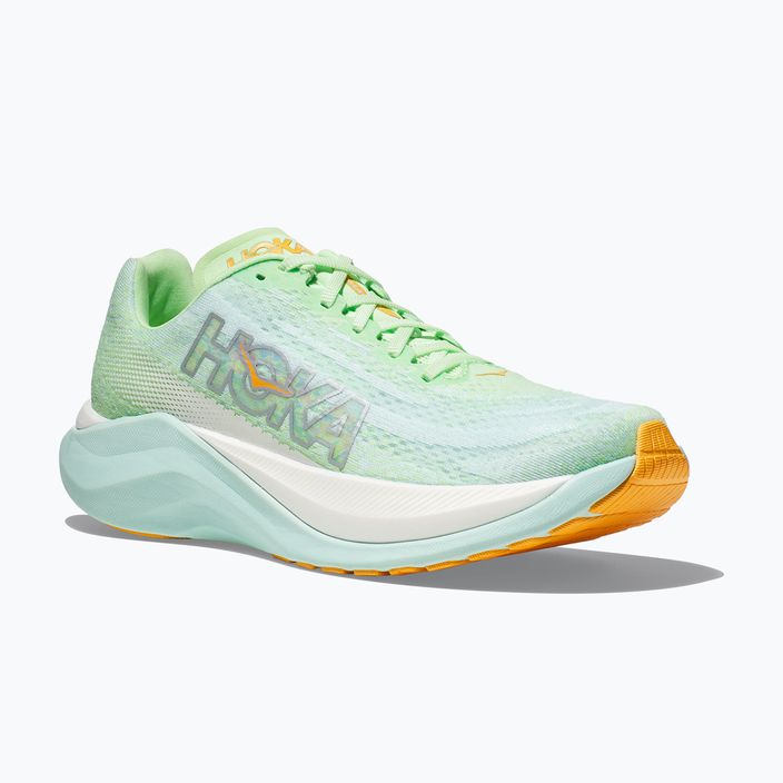 Pantofi de alergare pentru femei HOKA Mach X lime glow/sunlit ocean 11