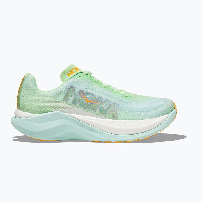 Pantofi de alergare pentru femei HOKA Mach X lime glow/sunlit ocean 12