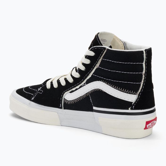 Încălțăminte Vans SK8-Hi Reconstruct black/true white 3