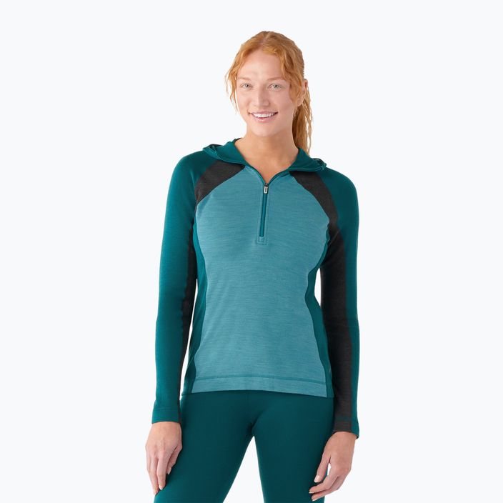 Bluză termoactivă pentru femei Smartwool Merino Baselayer 1/2 Zip Boxed cascade green heather 7