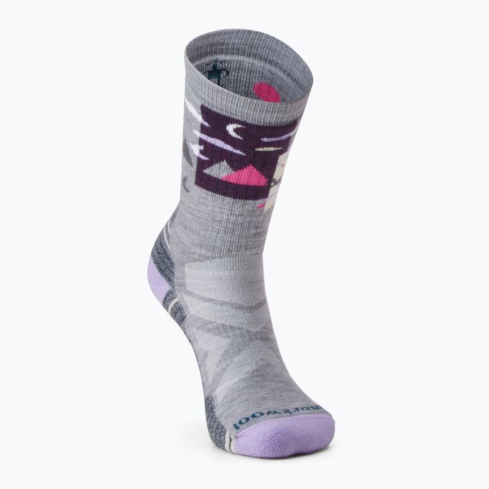 Șosete de trekking pentru femei Smartwool Hike Full Cushion Alpine Perch Crew light gray 2