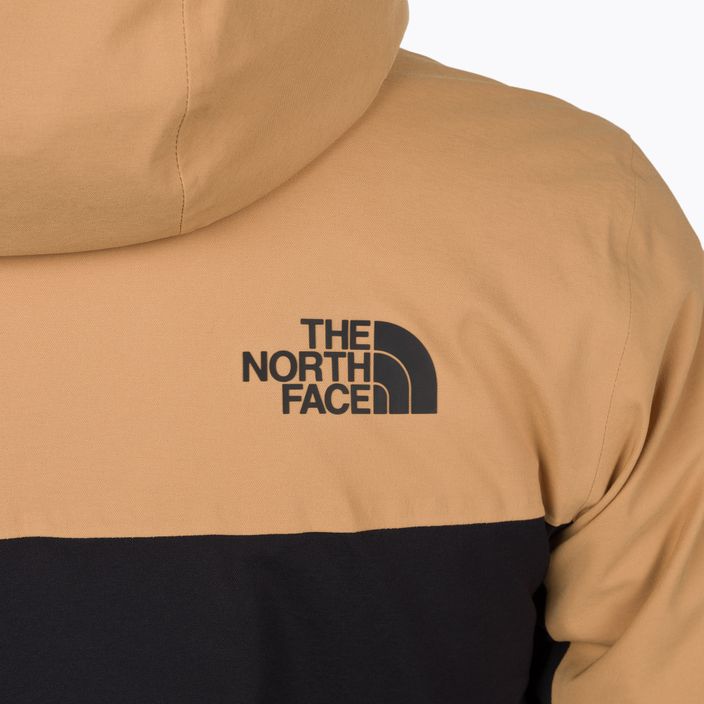 Jachetă de schi pentru bărbați The North Face Zarre negru/almond butter/negru 12