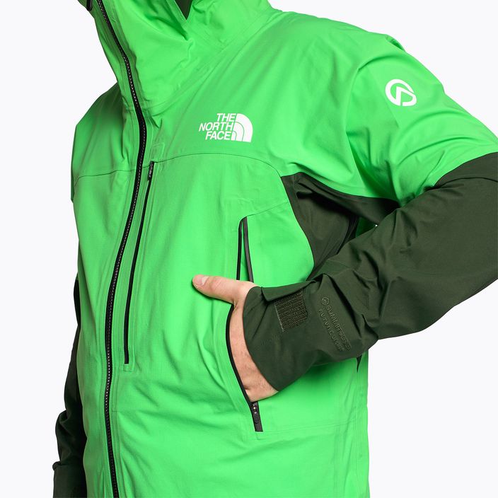 Jachetă de schi pentru bărbați The North Face Summit Stimson Futurelight chlorophyl green 5