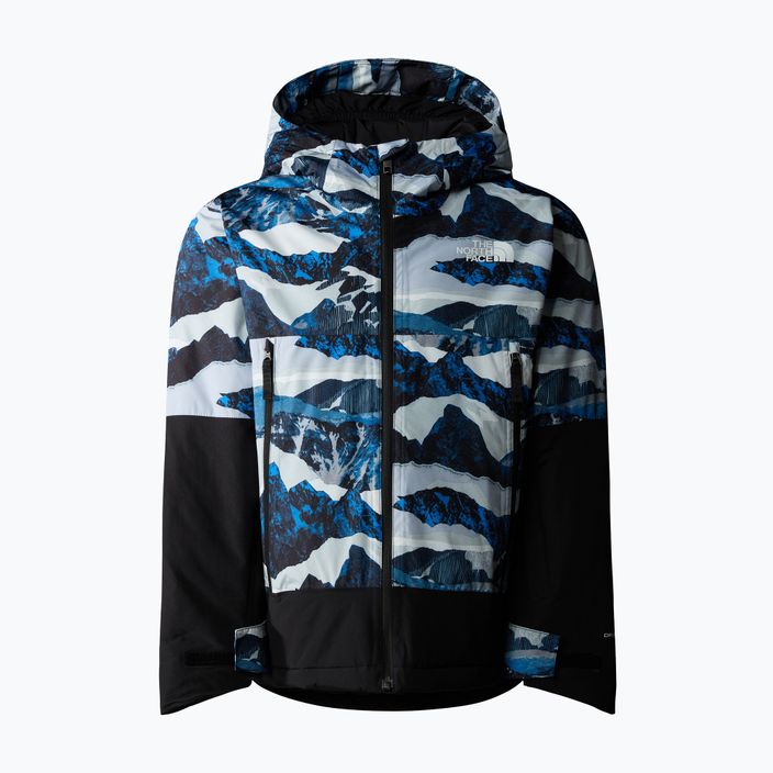 The North Face Freedom Insulated optic albastru optic mountain traverse print jachetă de schi pentru copii 5