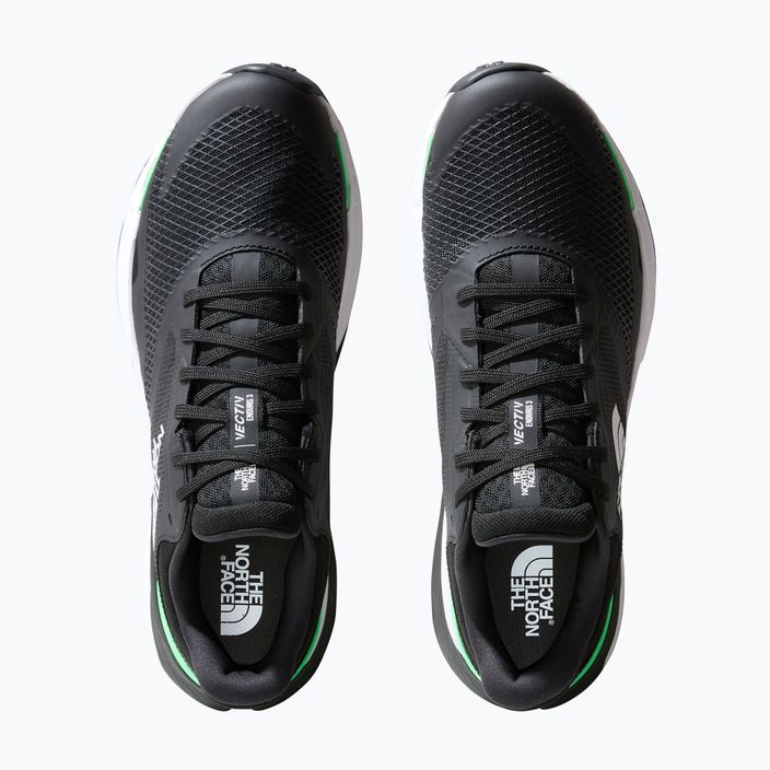 Pantofi de alergare pentru bărbați The North Face Vectiv Enduris 3 negru/verde clorofilă 14