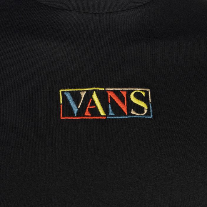 Tricou pentru bărbați Vans Multi Colored Center Logo SS Tee black 3
