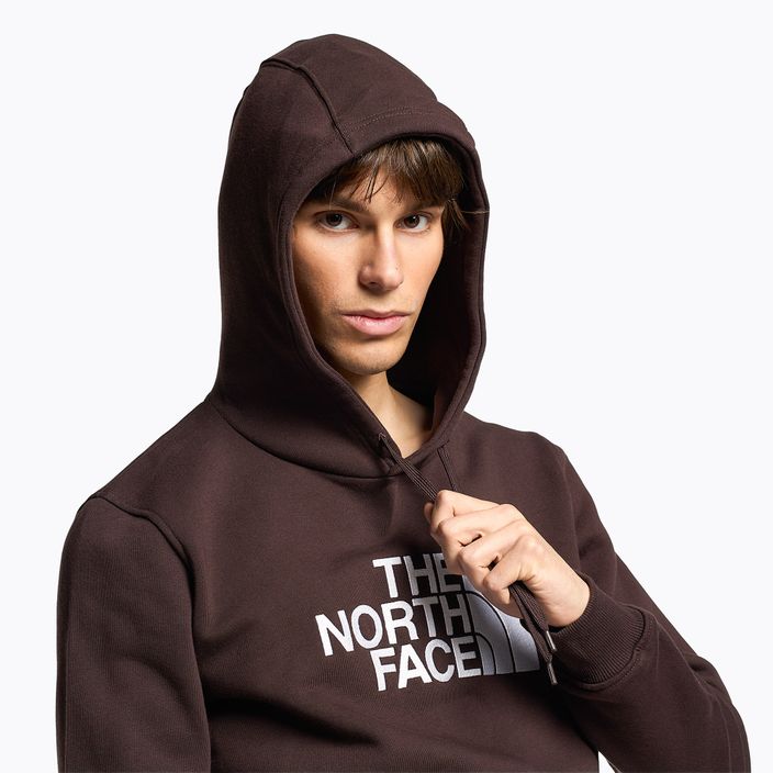 Bărbați The North Face Drew Peak Pullover Hoodie cu glugă maro cărbune 3