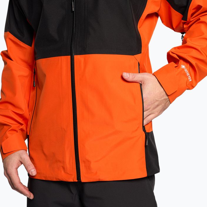 Jachetă softshell pentru bărbați The North Face Jazzi Gtx roșu portocaliu/negru 4