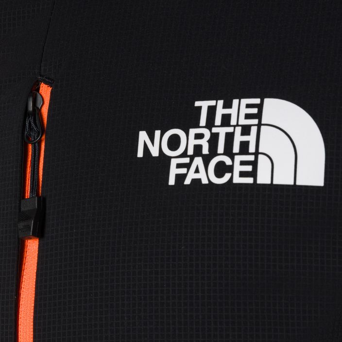 Jachetă de schi pentru bărbați The North Face Dawn Turn Hybrid Ventrix Hoodie asfalt gri/negru/portocaliu șocant 8