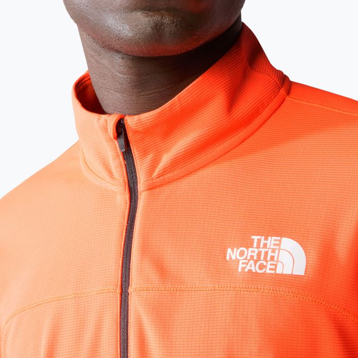 Bărbați de alergare pulover The North Face Sunriser 1/4 Zip flacără vie 4