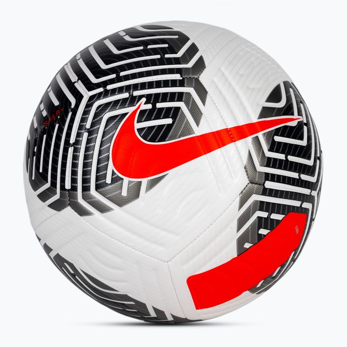 Minge de fotbal Nike Academy white/black/bright crimson mărimea  5