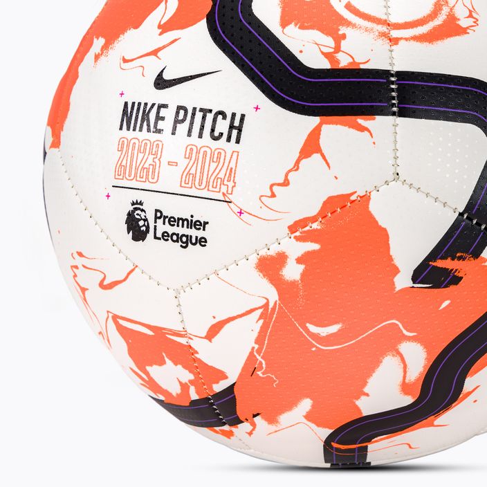 Minge de fotbal Nike Premier League Pitch white/total orange/black mărime 5 4