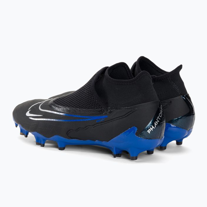 Încălțăminte de fotbal Nike Phantom GX Pro DF FG black/chrome/hyper royal 3