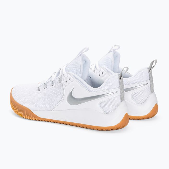 Nike Air Zoom Hyperace 2 LE alb/argintiu metalic alb pantofi de volei 3