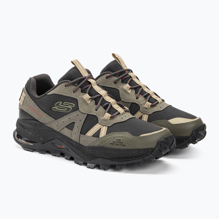 Pantofi de trekking Skechers Arch Fit Trail Air olive/negru pentru bărbați 4