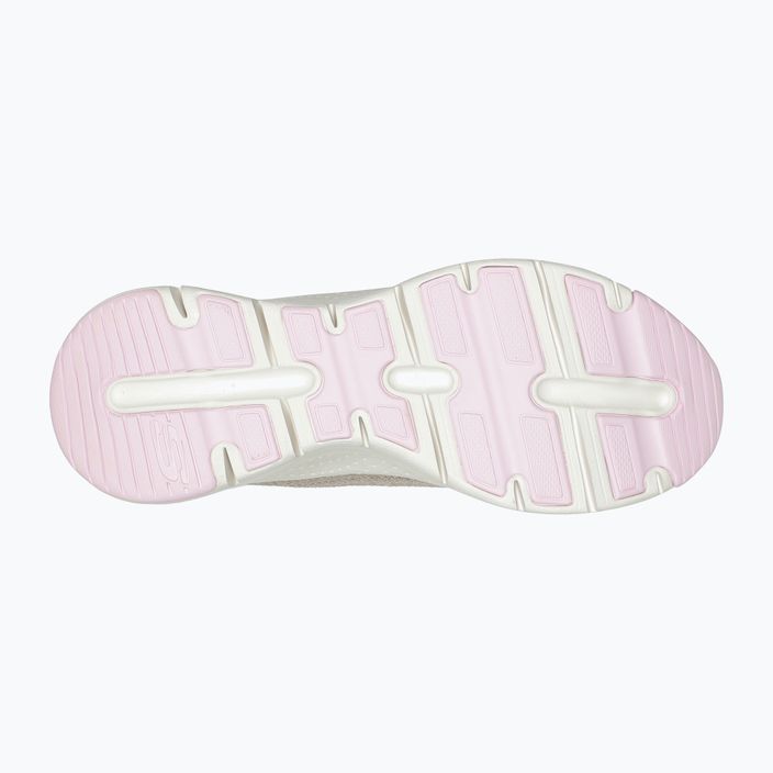 Pantofi de antrenament pentru femei SKECHERS Arch Fit Comfy Wave taupe/multi 10