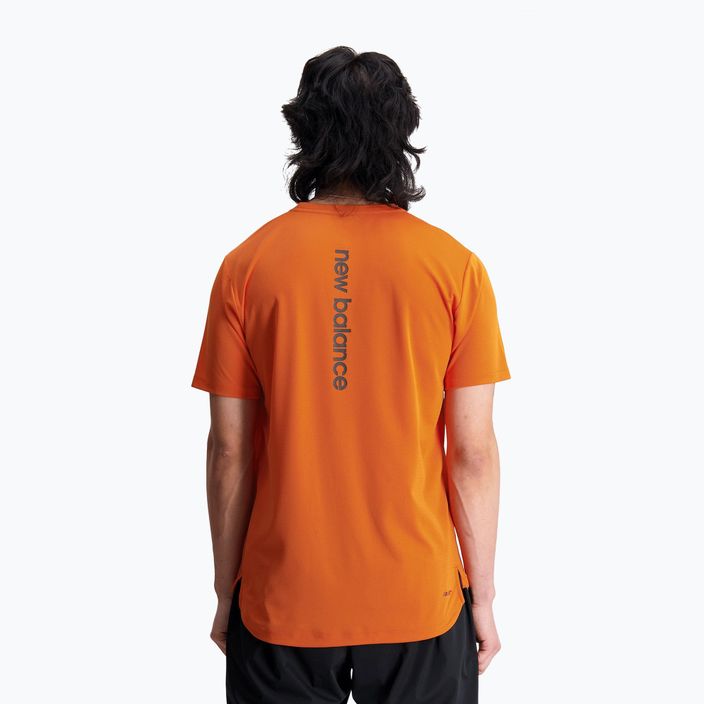 Tricou de alergat pentru bărbați New Balance Impact Run AT N-Vent cayenne 2