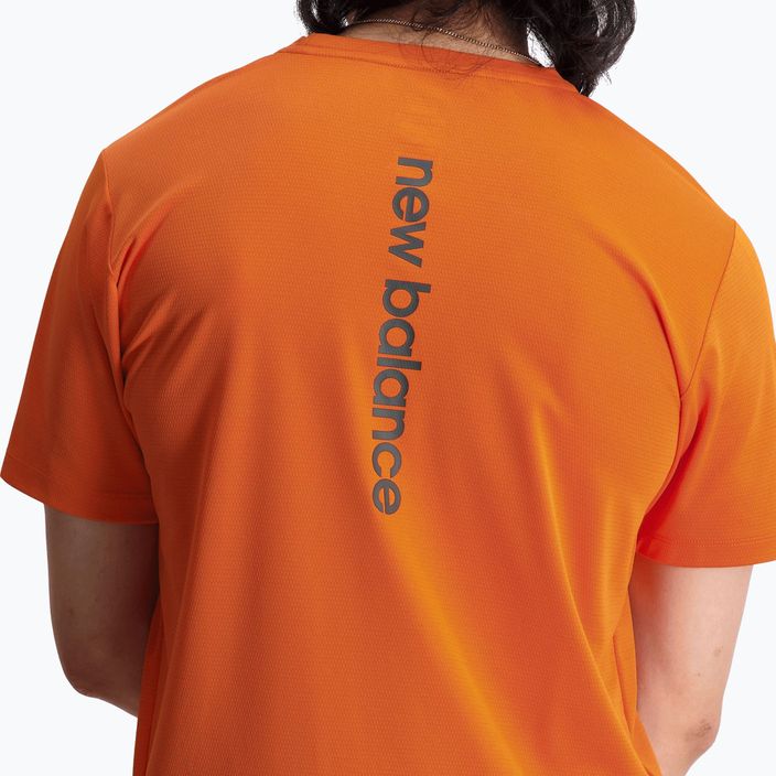 Tricou de alergat pentru bărbați New Balance Impact Run AT N-Vent cayenne 5