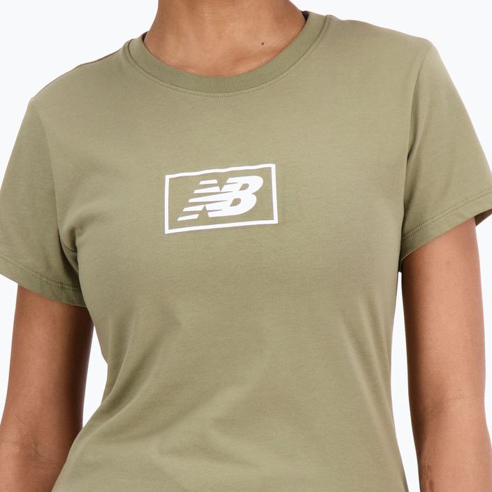 Tricou pentru femei New Balance Essentials Cotton Jersey green 3