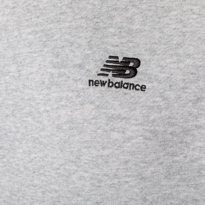 Bluză pentru bărbați New Balance Hoops Fleece Hoodie athletic grey 7