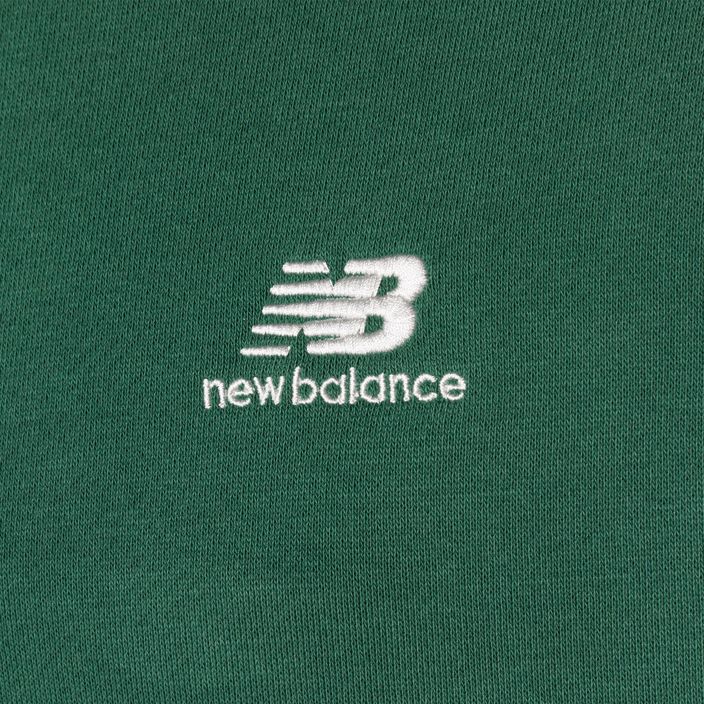 Bluză pentru bărbați New Balance Hoops Fleece Hoodie team forest green 7