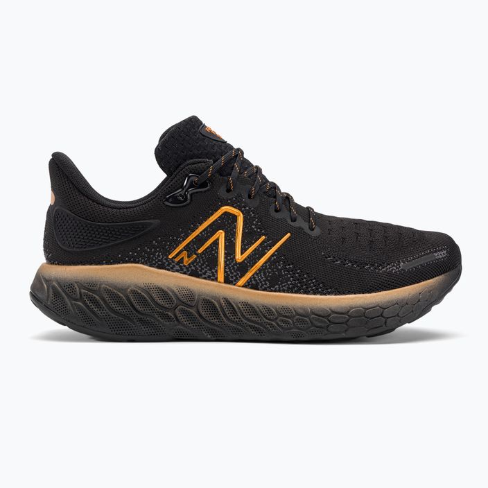 Bărbați New Balance 1080V12 negru / portocaliu pantofi de alergare 2